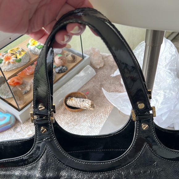 TORY BURCH crackled leather bag - Picture 5 of 10